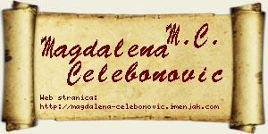 Magdalena Čelebonović vizit kartica